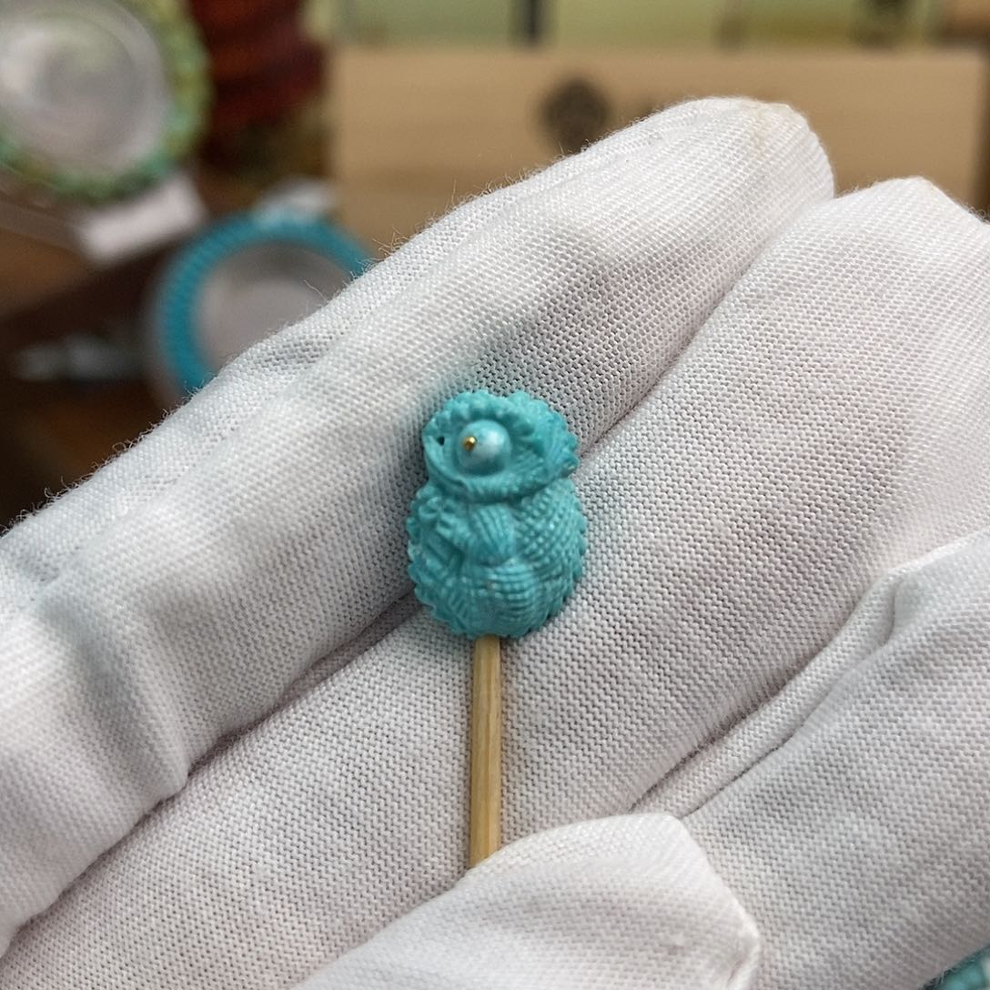 绿松石雕刻未镶嵌