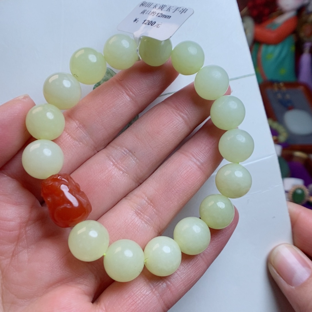 和田玉手链未镶嵌