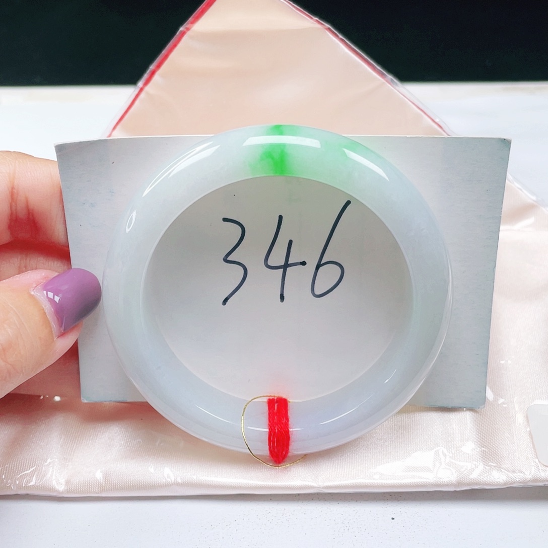 翡翠未镶嵌手镯缅甸翡翠53+