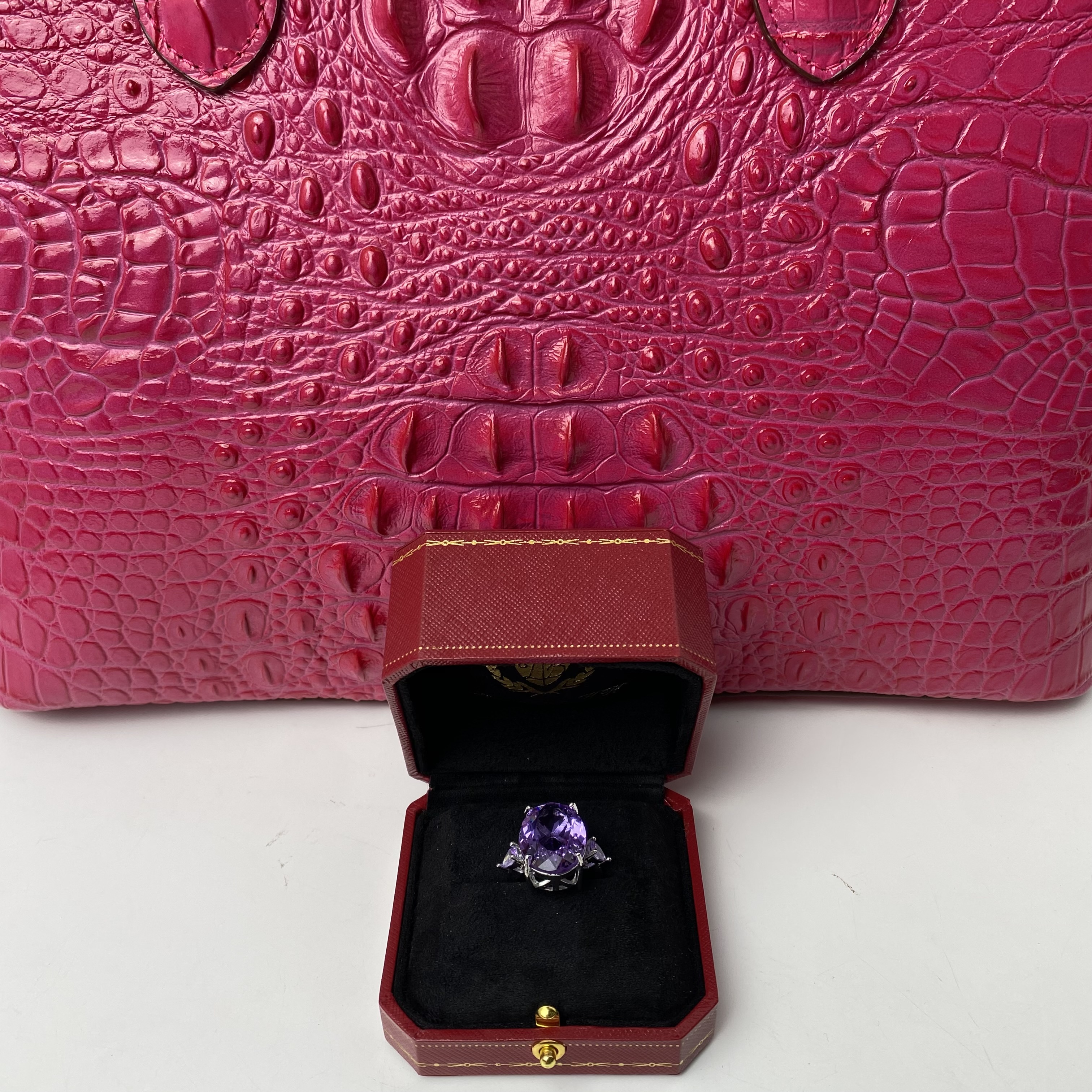 3862紫戒指-紫-精致紫女戒指