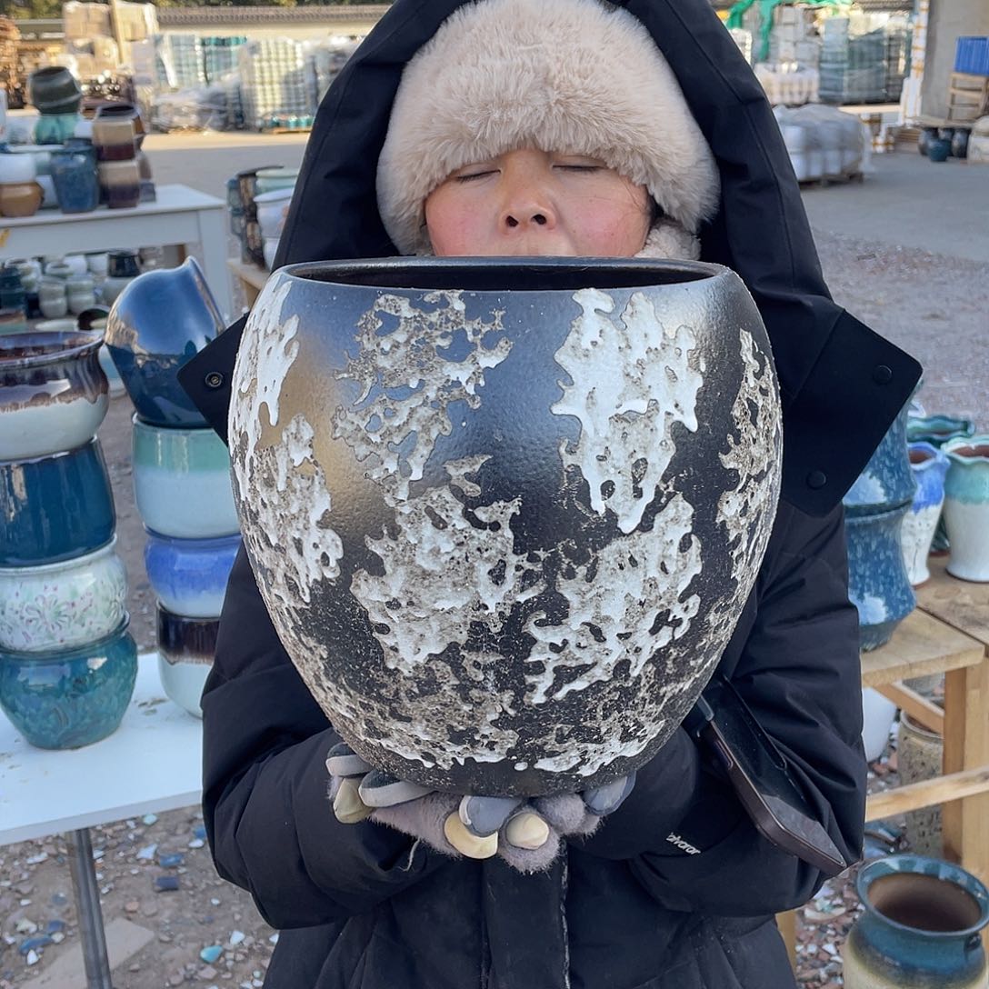 红陶王嫂花盆0208-777