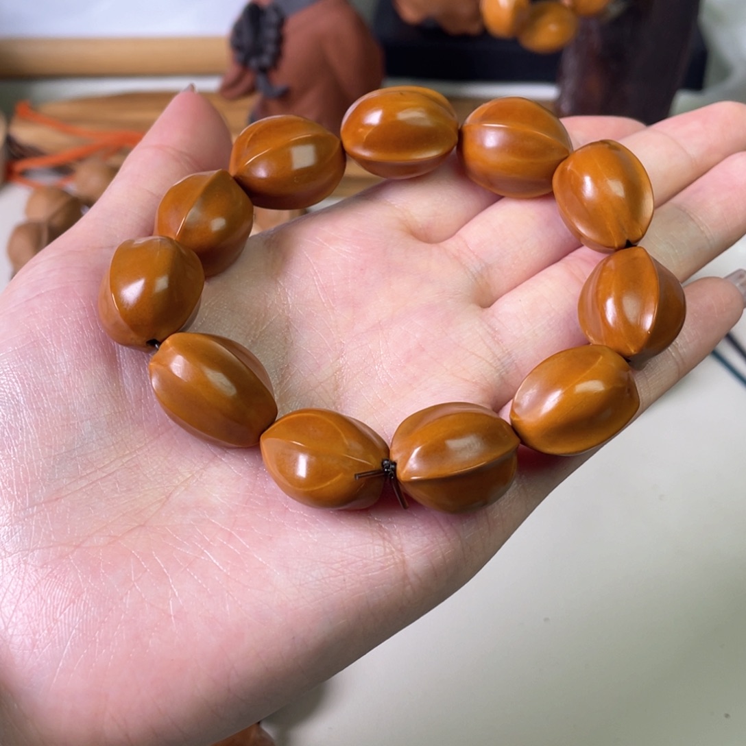 橄榄核手串/手链鲨鱼背