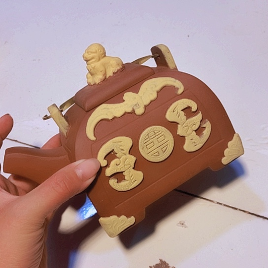 全手工制作宜兴紫砂壶微瑕
