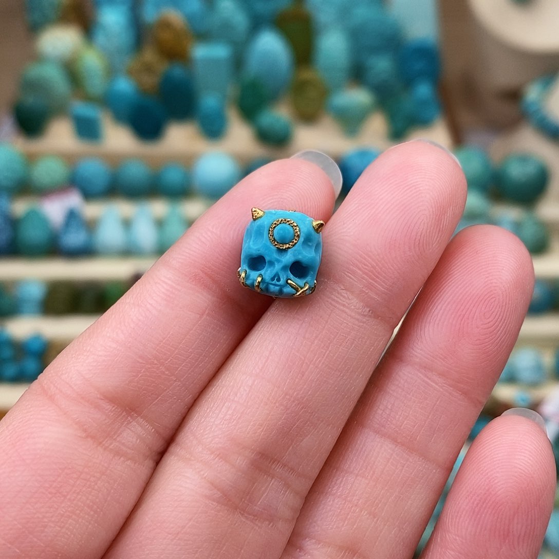 绿松石珠宝奇石未镶嵌