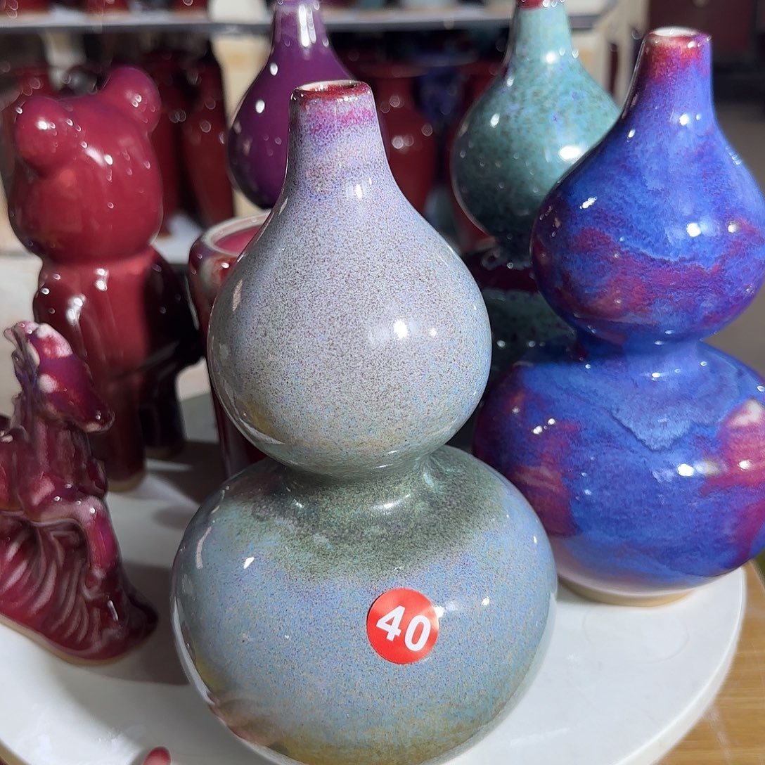 陶摆件郑家钧窑摆件