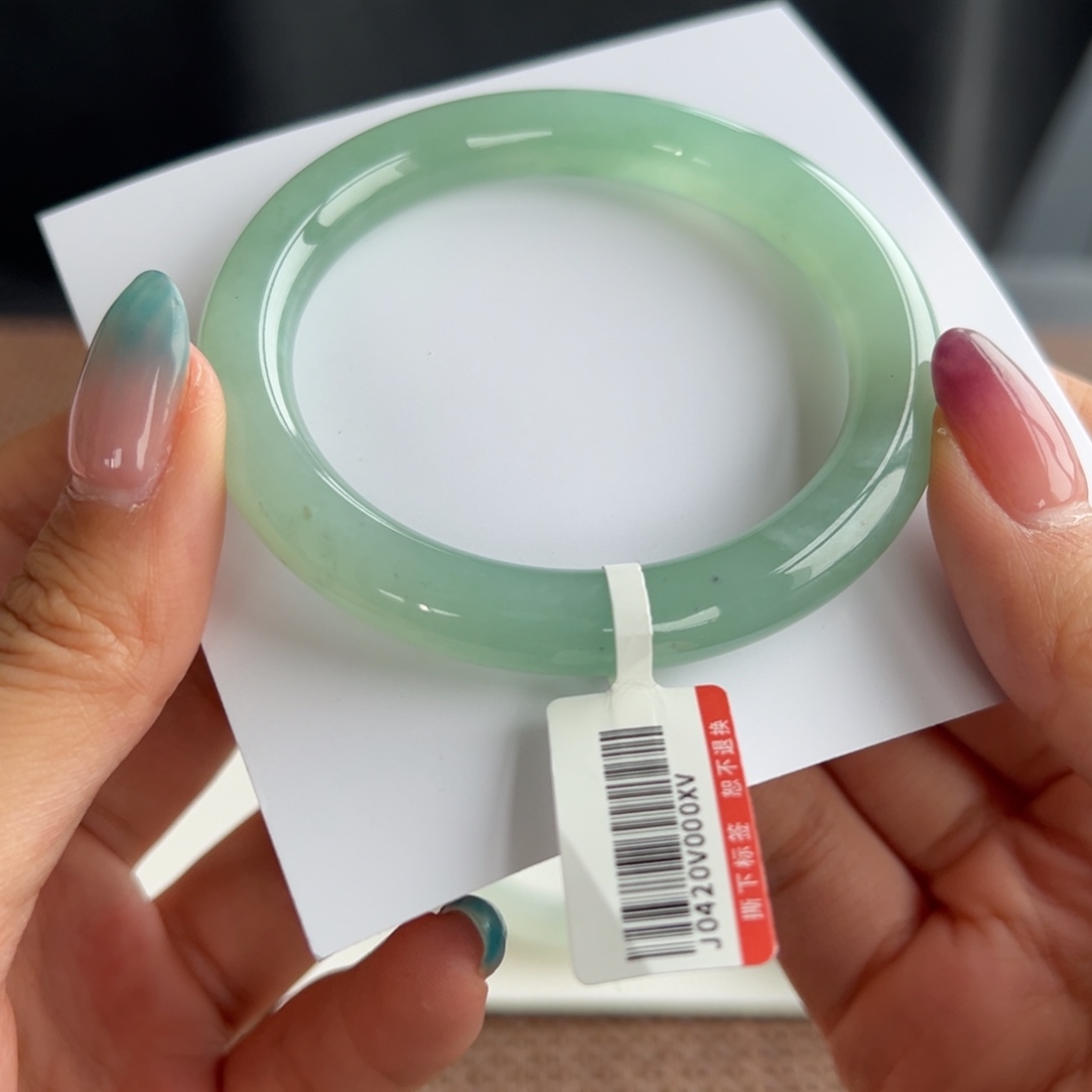 翡翠未镶嵌手镯16号 53.2