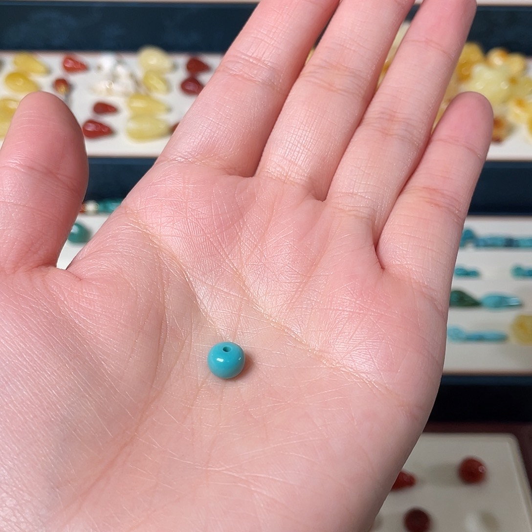 建***脂绿松石未镶嵌老型