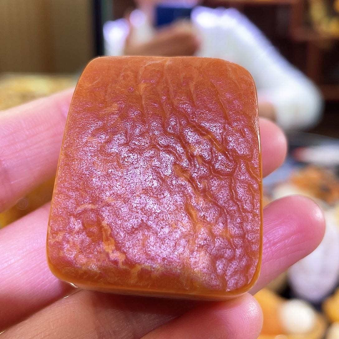 琥珀吊坠(赠链)未镶嵌蜜蜡牌