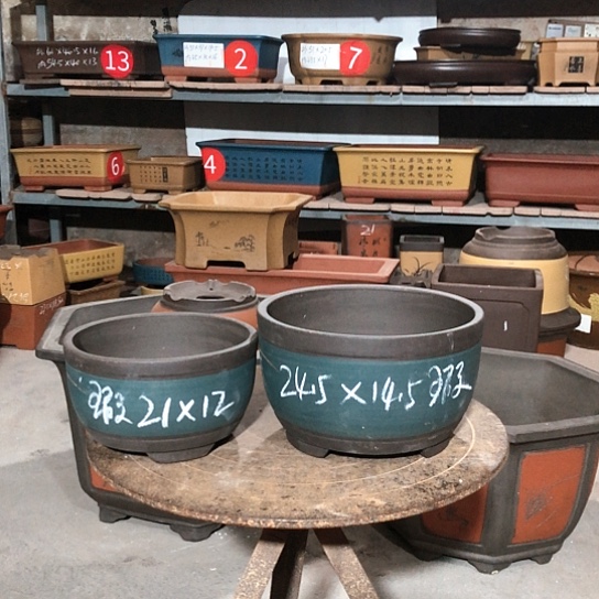 紫砂瑕疵花盆包邮紫砂