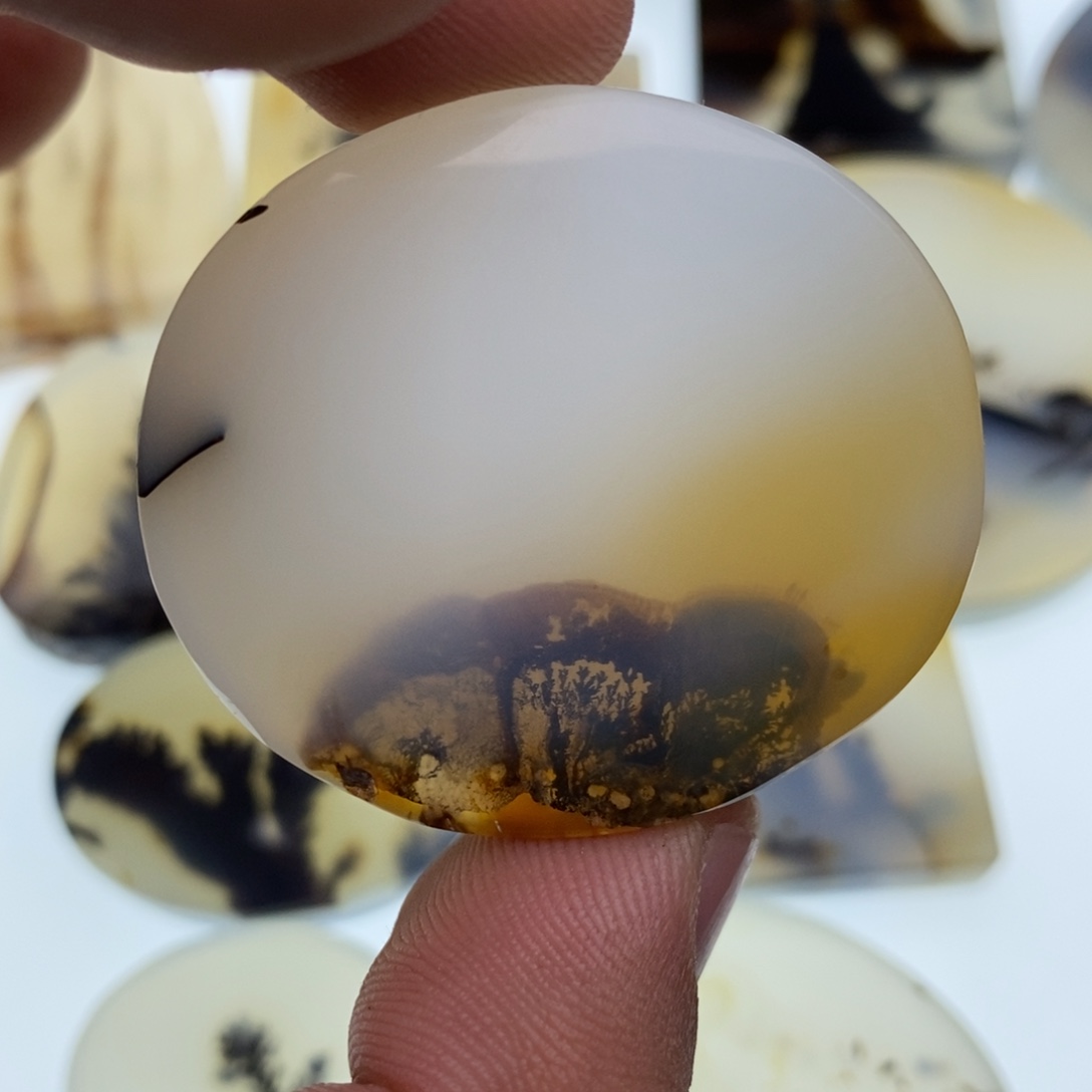 玛瑙/玉髓牌子足银镀金镶嵌