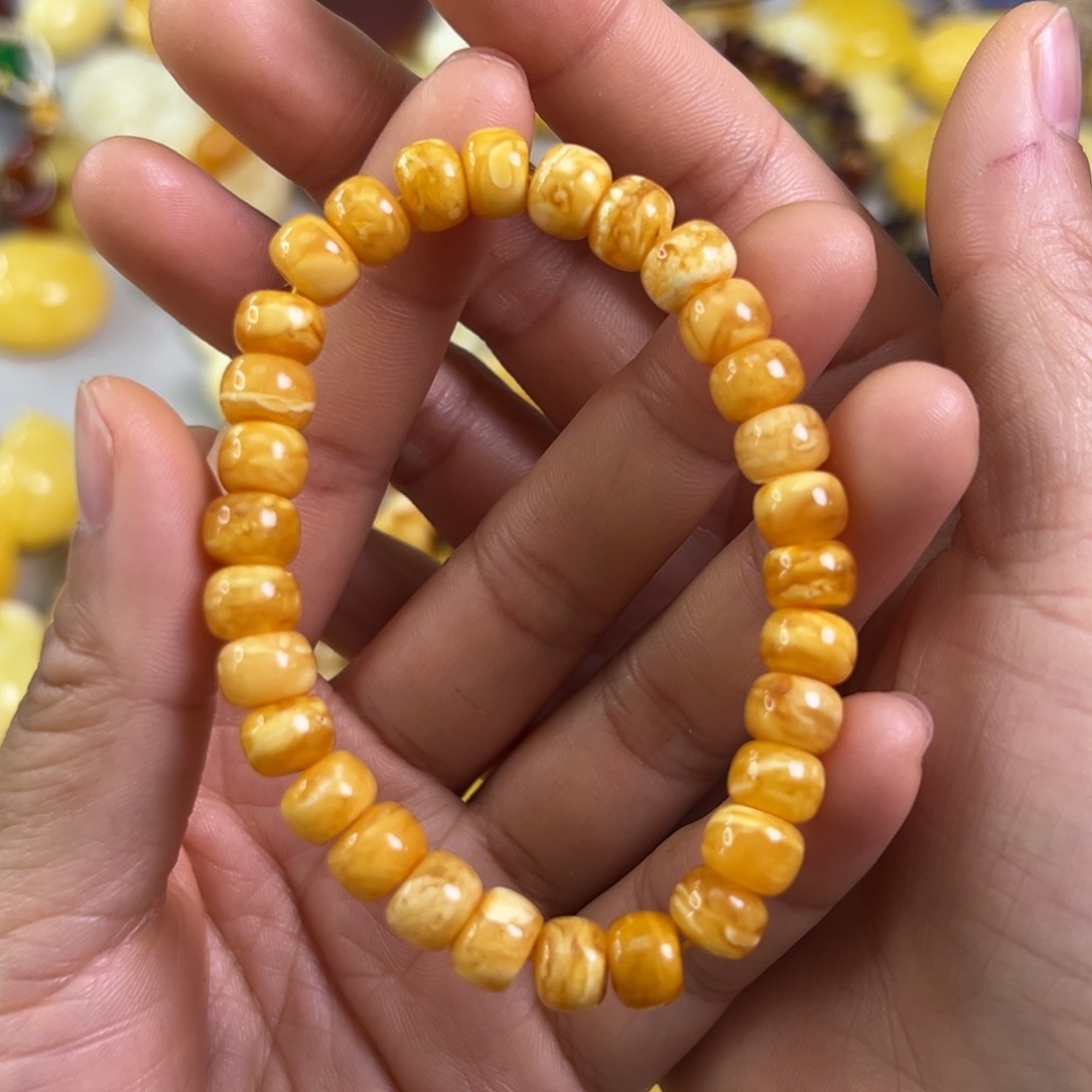 蜜蜡裸石未镶嵌蜜蜡