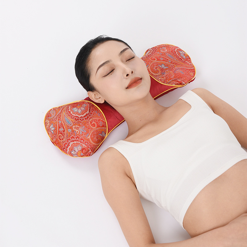 热敷艾草骨头枕多功能颈椎修复睡觉专用安神助眠枕头单人成人助睡