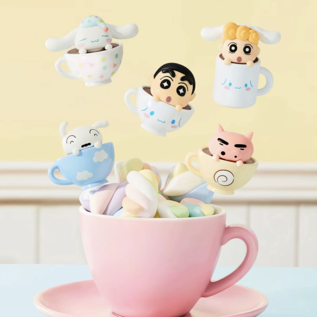 蜡笔小新X大耳狗mini茶杯萌粒盲袋