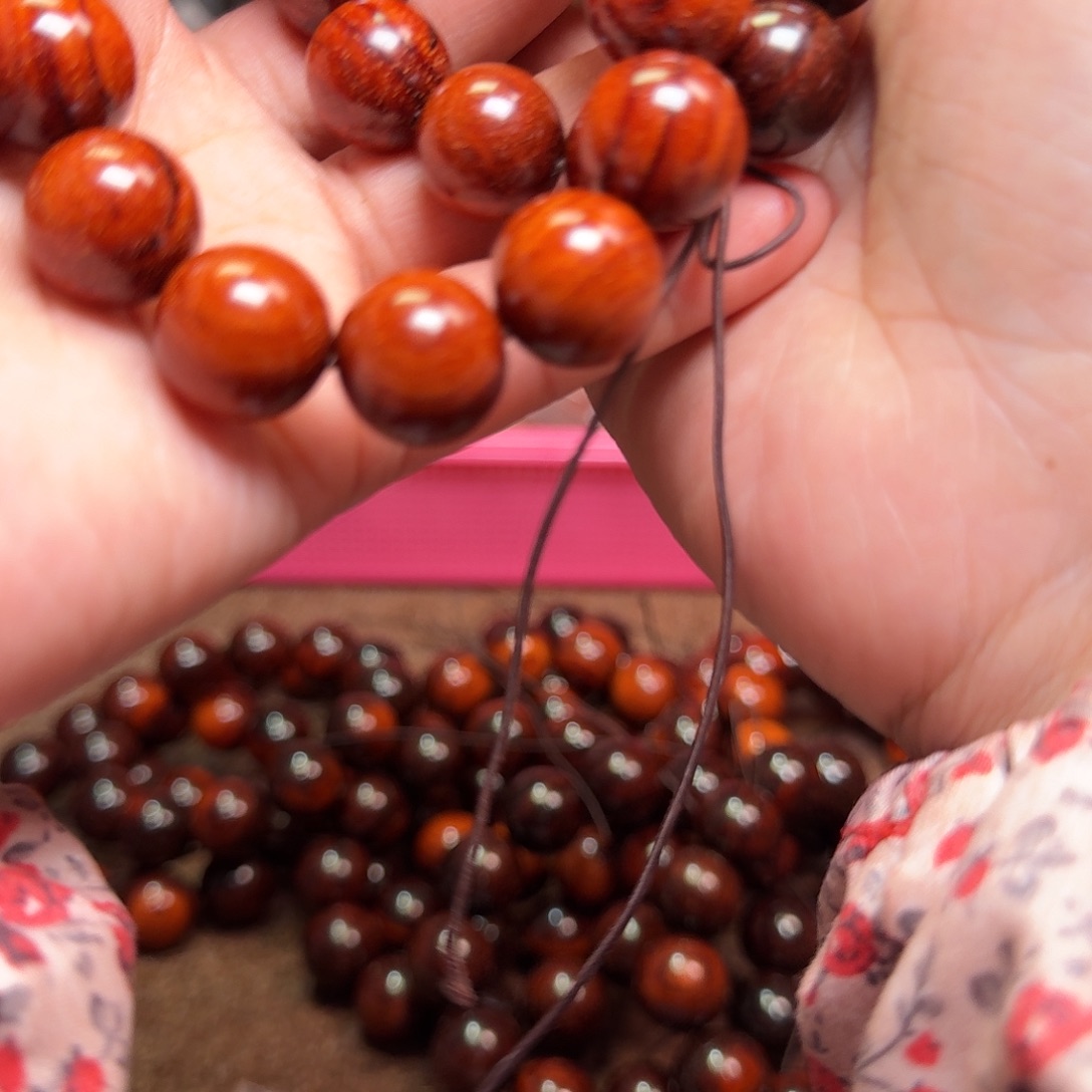 用***7檀香紫檀（小叶紫檀）手串加工费