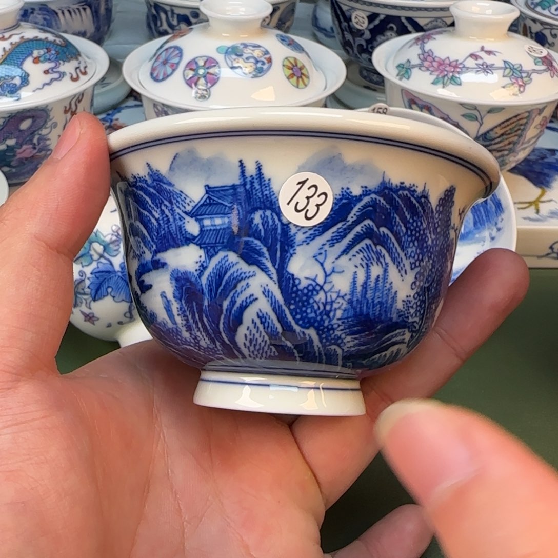 彦祖纯手工手绘茶具133