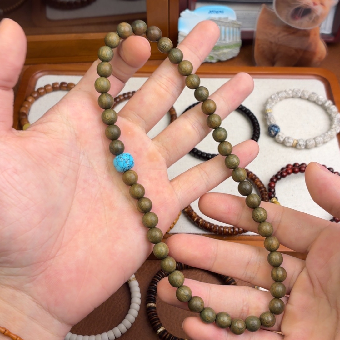 维腊木（绿檀）手串/手链