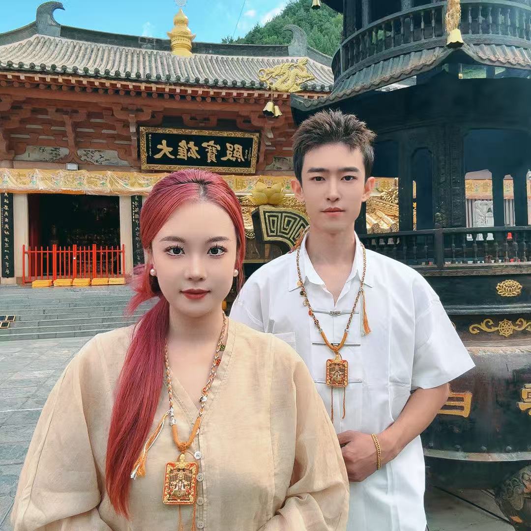 铜合金吊坠 铜合金吊坠 （五台山直发）五爷八大守护唐卡【琦琦专享】