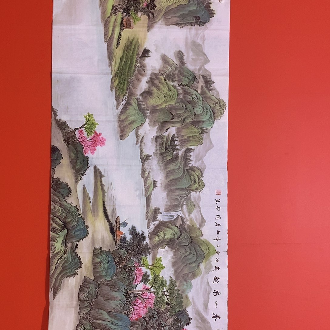 国画山水花鸟国画作品