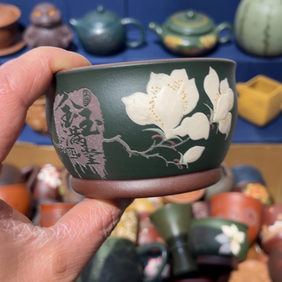 原矿紫砂手工主人杯