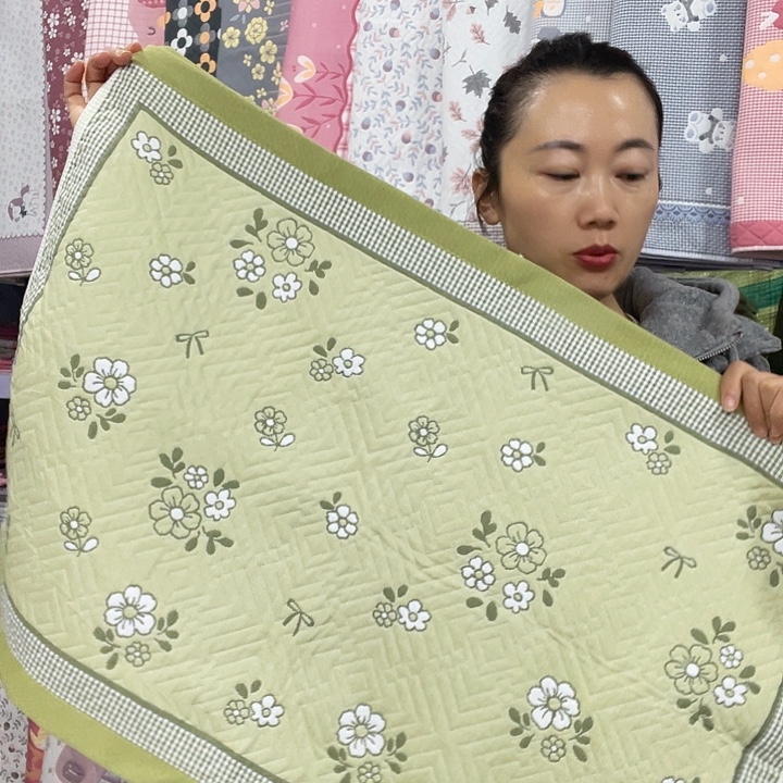 棉特价草绿色微微乡野