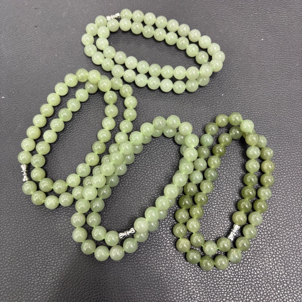 天然和田玉葡萄肉项链-10mm左右-多样性发一h852