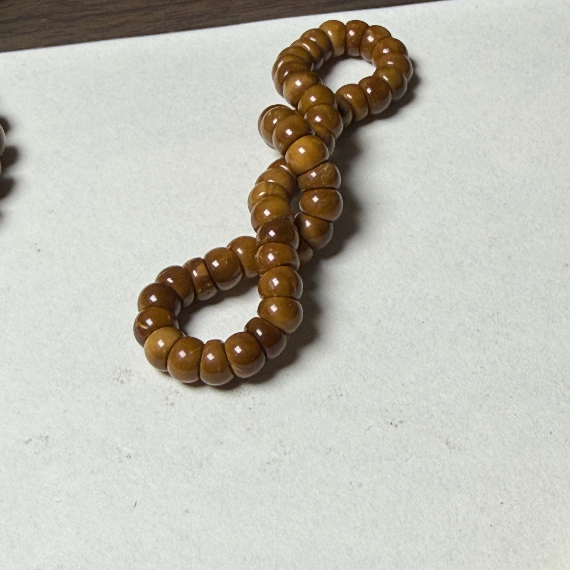 库克小肠7mm特级高油高密精品高抛斜切蒜瓣单圈佛珠