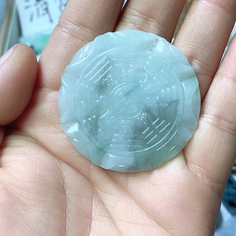 翡翠颈饰未镶嵌天然缅甸翡翠a货