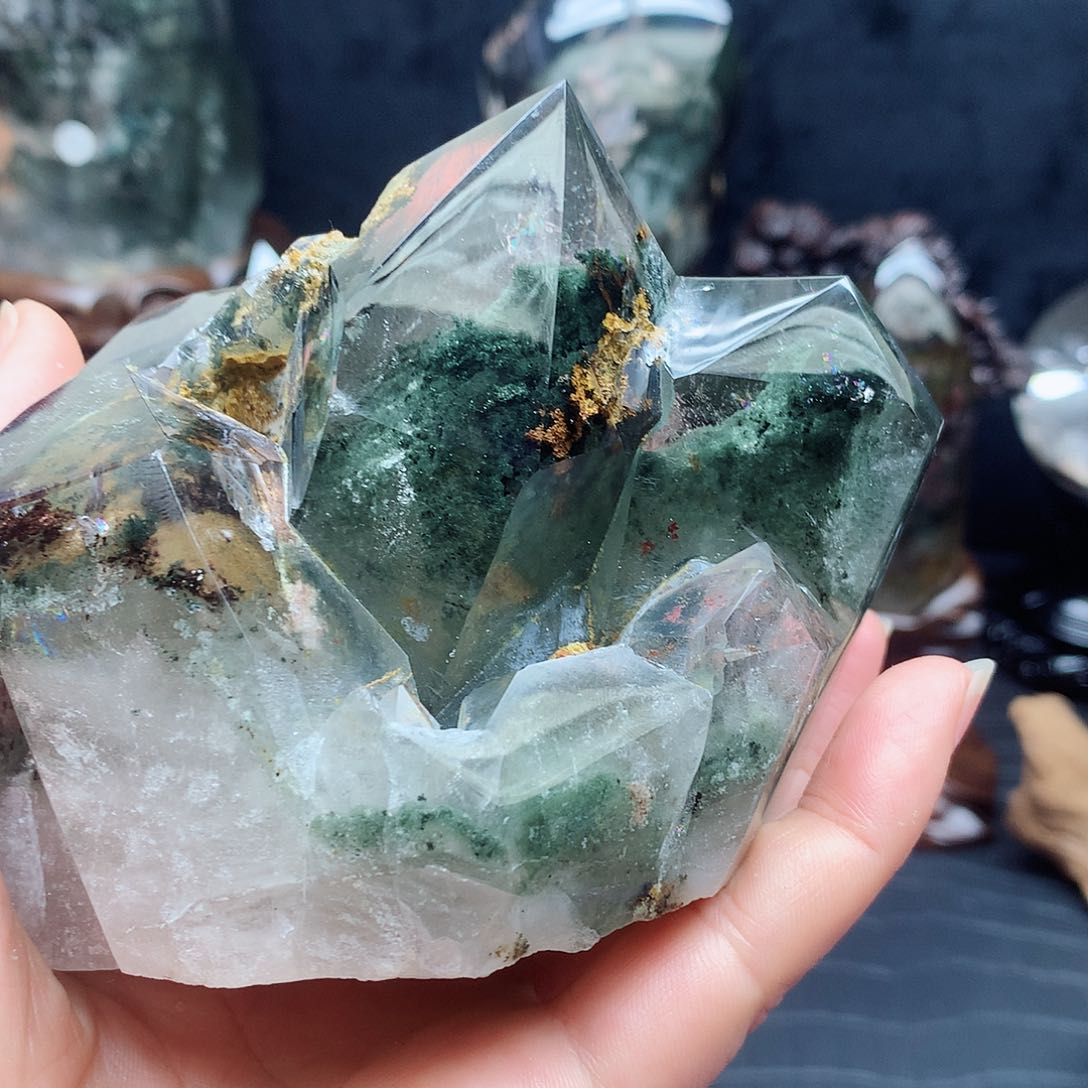 水晶珠宝半成品未镶嵌林*