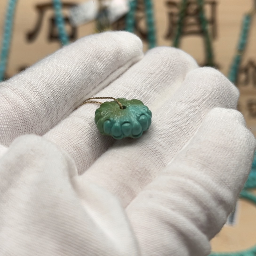 绿松石吞噬珠未镶嵌