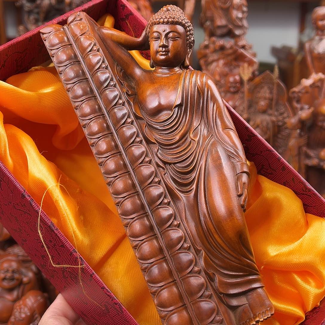 黄杨木黄杨木雕刻长度19.5厘米