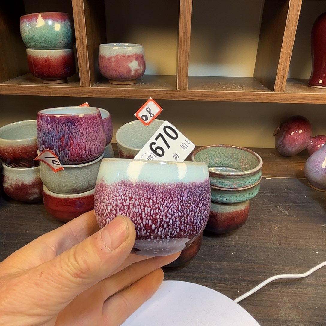 杯子钧瓷#钧瓷#原矿釉#高温#茶器#非遗传承