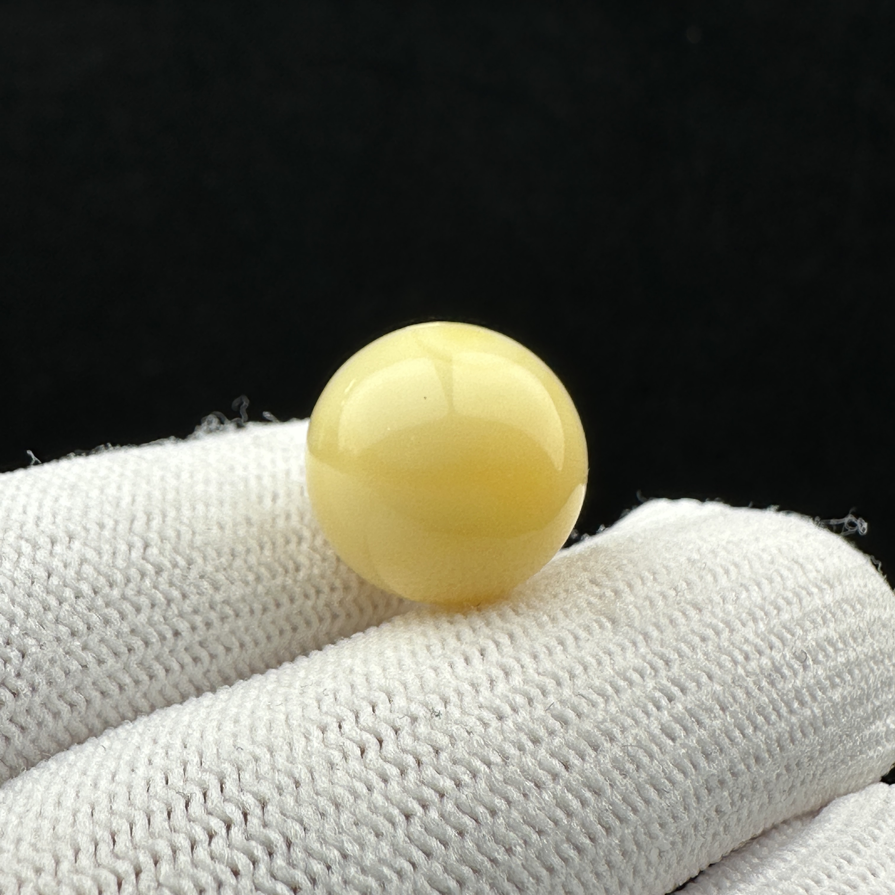 A3419天然原矿蜜蜡 圆珠14mm 支持鉴定 假一罚十