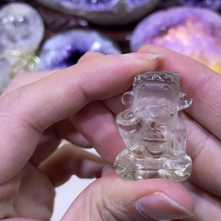 紫晶钛晶爱心未镶嵌