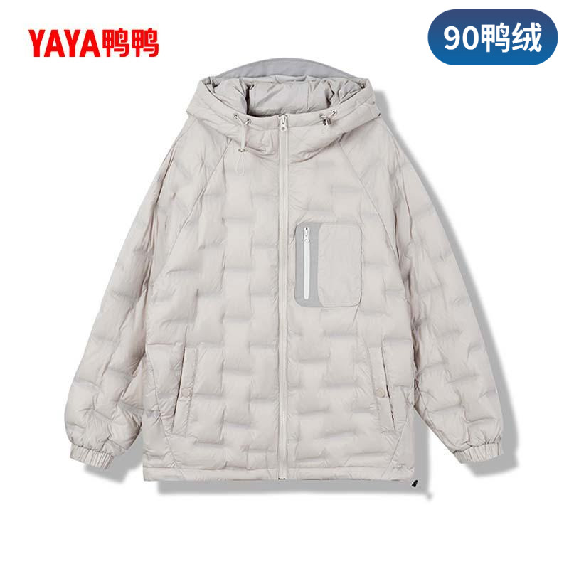 YAYA/鸭鸭【90绒】新男女同款时尚休闲运动轻薄款YE5B001797P