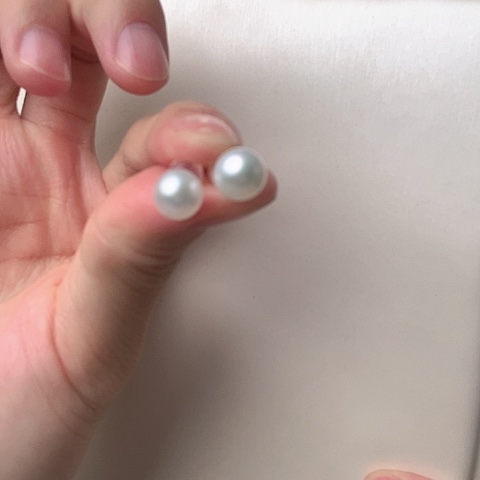 淡水珍珠耳饰未镶嵌