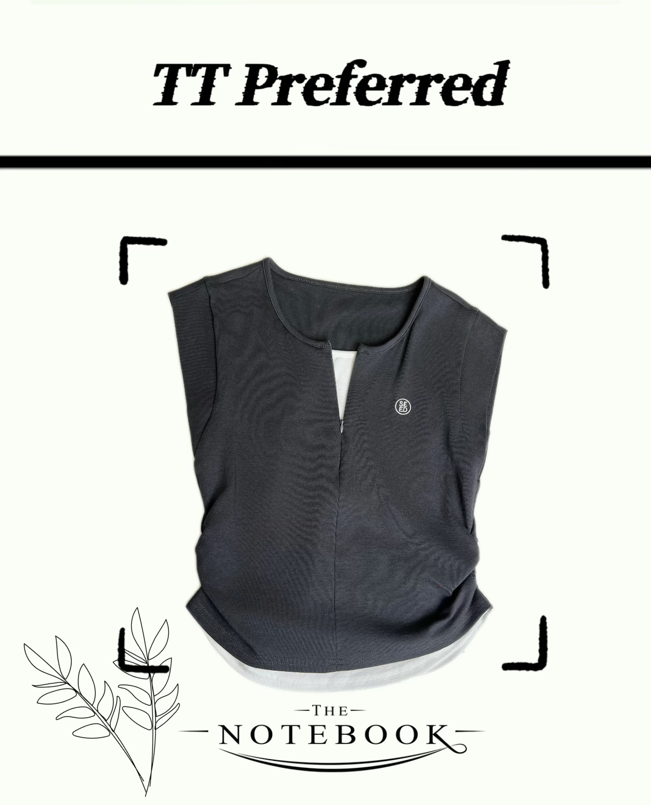 【T.T】25款高级感韩版套装女夏显瘦假两件短袖阔腿裤薄款两件套