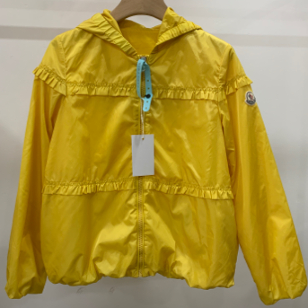 99新 MONCLER 黄色短款夹克外套/12Y/A03124