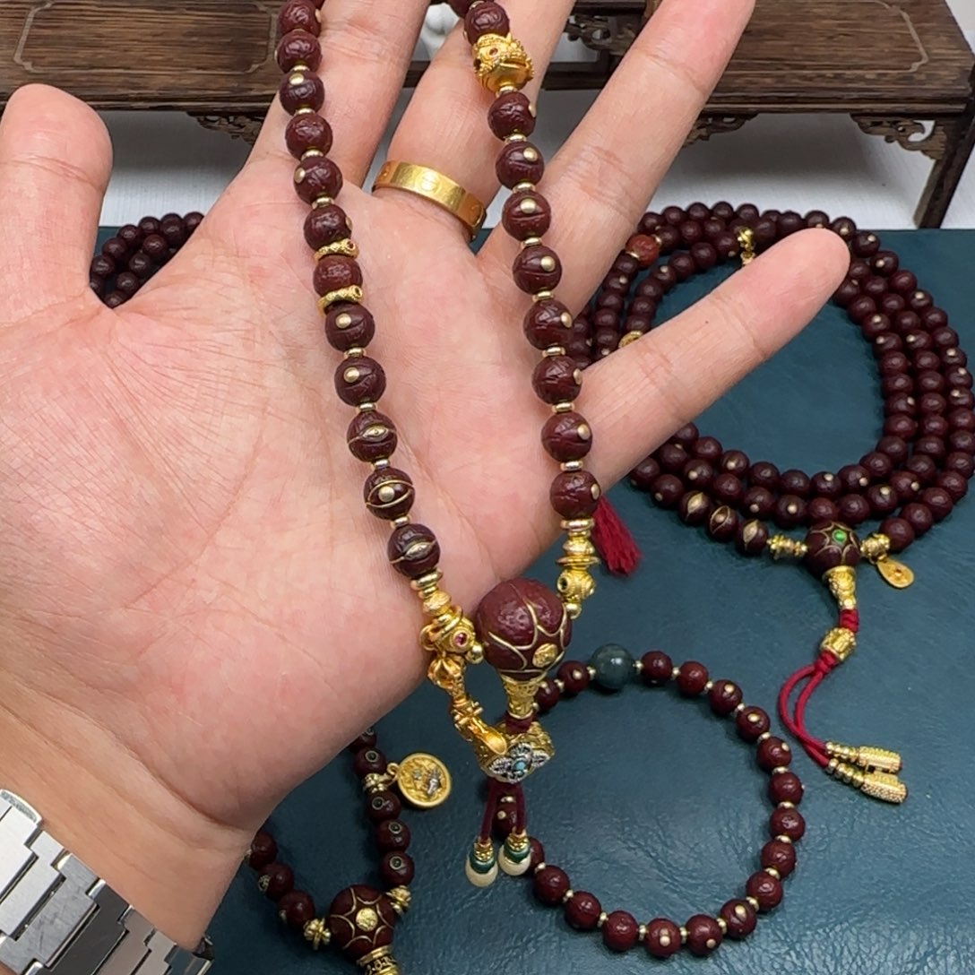 吊坠凤眼菩提凤眼金钉手持8.5满配