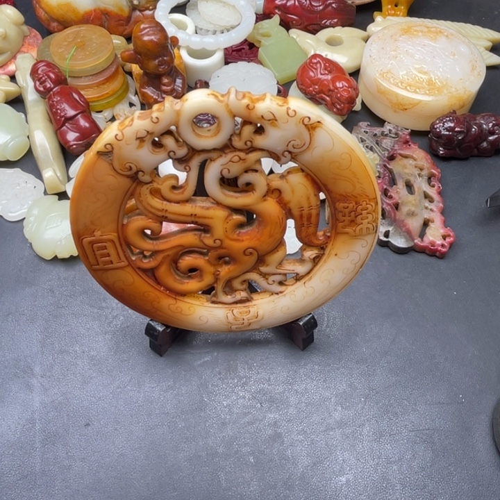 吊坠白玉菩提摆件