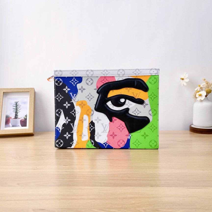 95新 LouisVuitton/路易威登 洗漱包手拿包/1904