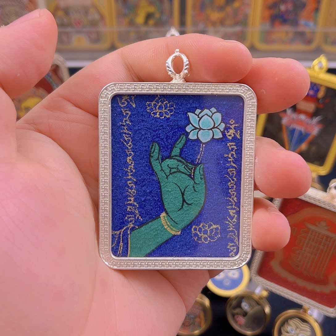 青海热贡纯手绘唐卡