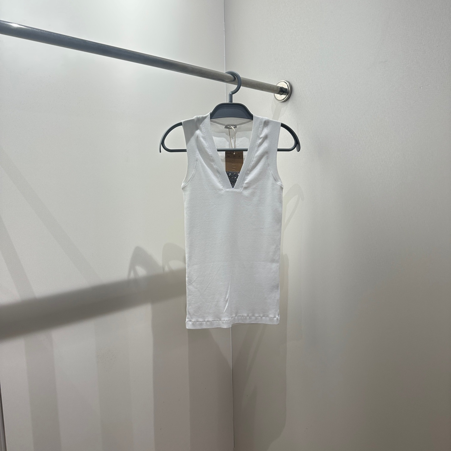 99新 Brunello Cucinelli/布鲁内洛·库奇内利 dec497无袖背心 xs