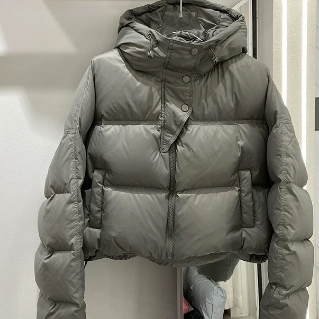 连帽立领短款韩版宽松加厚时尚秋冬保暖白鸭绒女款羽绒服