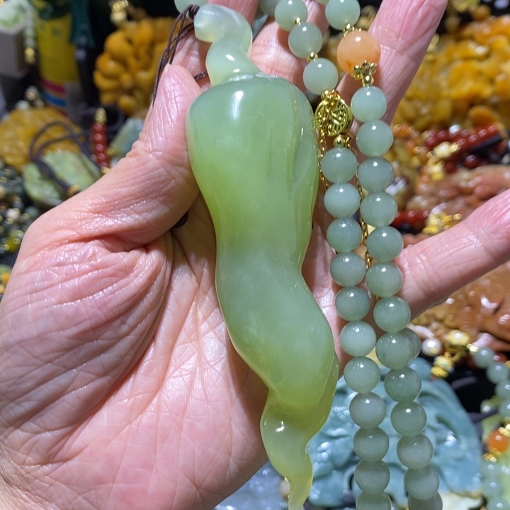 岫玉岫玉吊坠未镶嵌