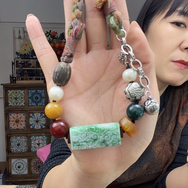 翡翠项链未镶嵌项链