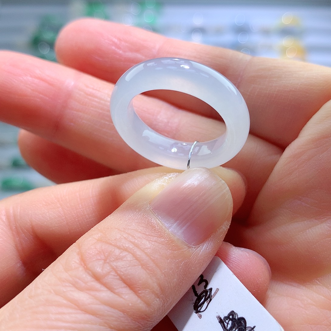 翡翠戒指未镶嵌13号