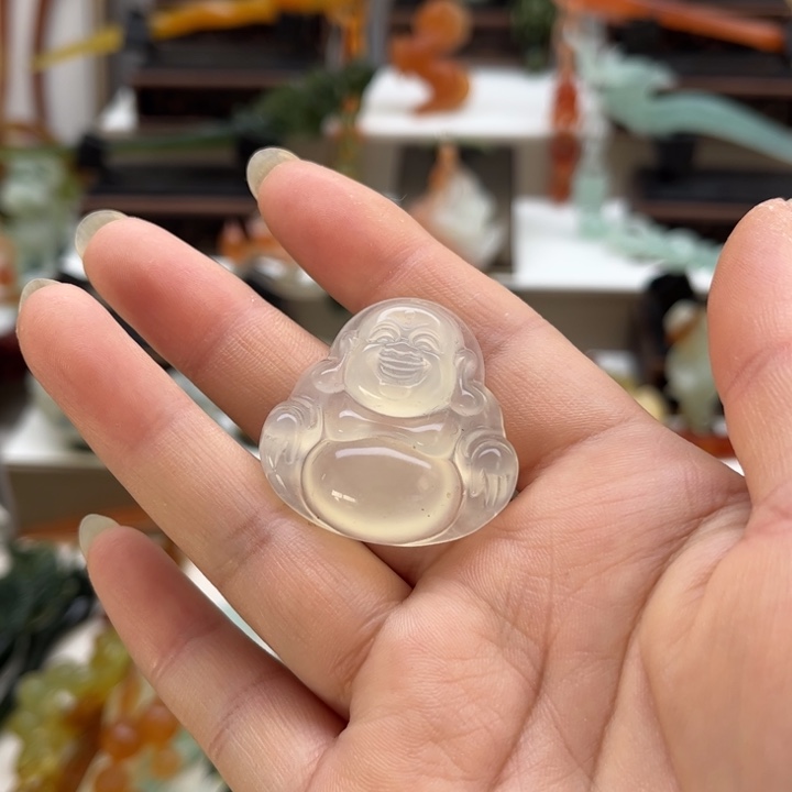 蛇纹石玉未镶嵌岫玉发簪