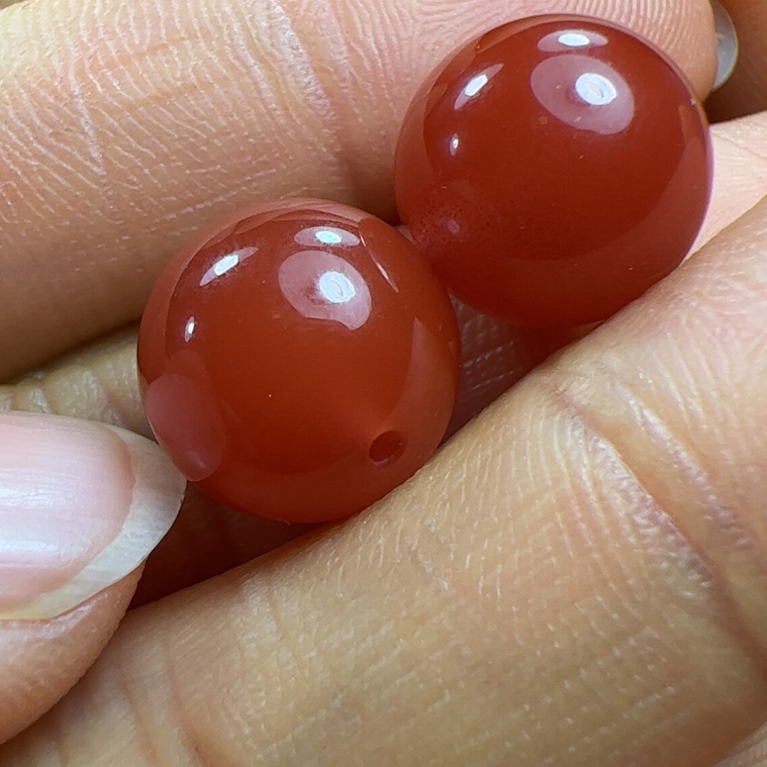 南红玛瑙珠子未镶嵌阿****爱