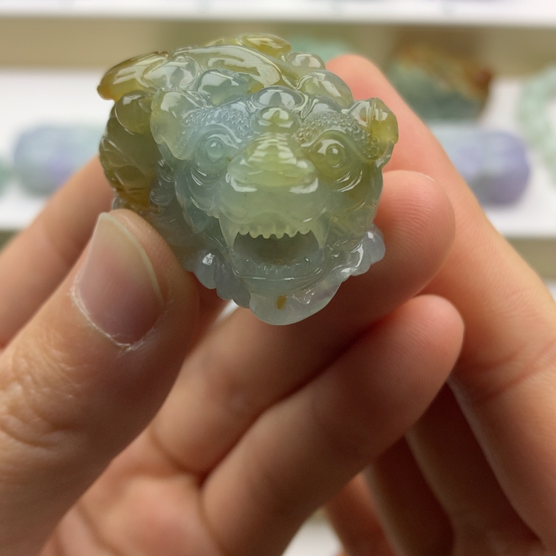 翡翠吊坠(不含链)未镶嵌天然缅甸翡翠A货貔貅