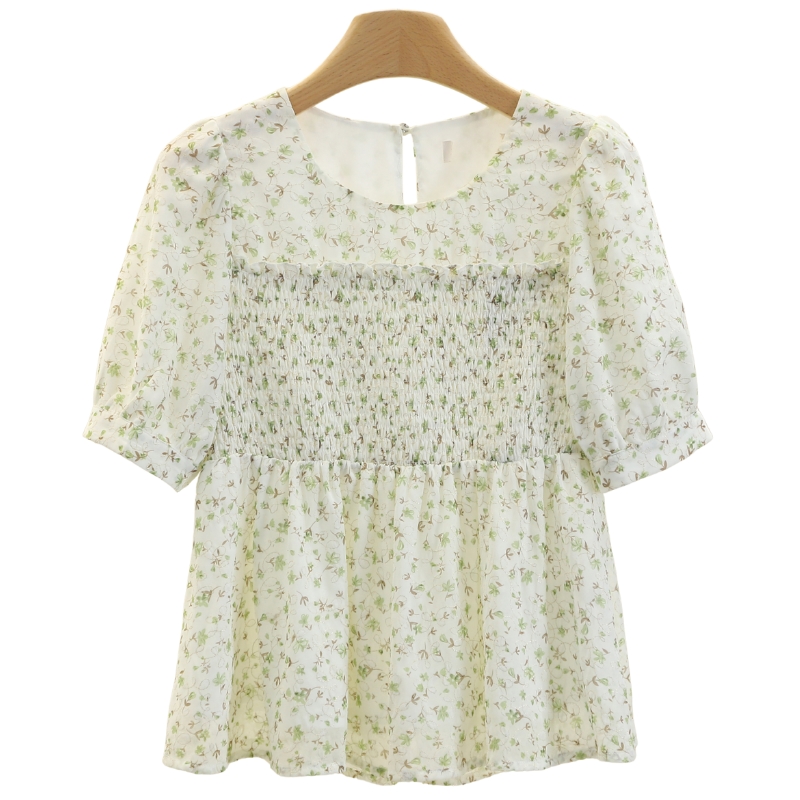 【特价-占单者限购】S1681-百搭时尚新款雪纺衫夏季#HMM46S037